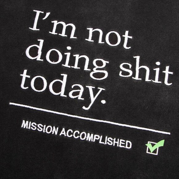 Vetements Black Short-Sleeved T-Shirt With Letter Embroidery - Picture 4 of 7